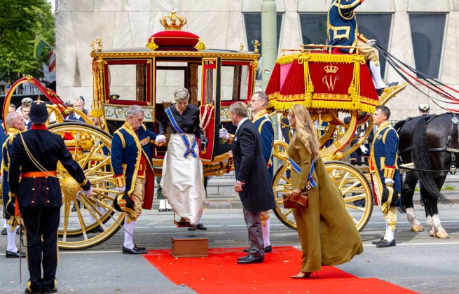 15-09-2026 Prinsjesdag Queen Maxima and King Willem-Alexander and Princess Amalia and Princess Alexia and Princess Ariane during the opening of the parliamentary year in The Hague. Â  Copyright: xPPEx