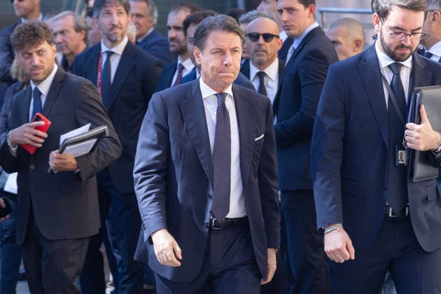 IPA88557538 - Giuseppe Conte Attends Emma Bonino s Secular Funeral in Rome  Copyright: xMatteoxNardonex xx IPA88557538