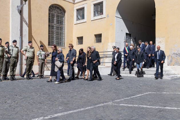 IPA88557630 - Secular Funeral for Emma Bonino in Rome  Copyright: xMatteoxNardonex xx IPA88557630