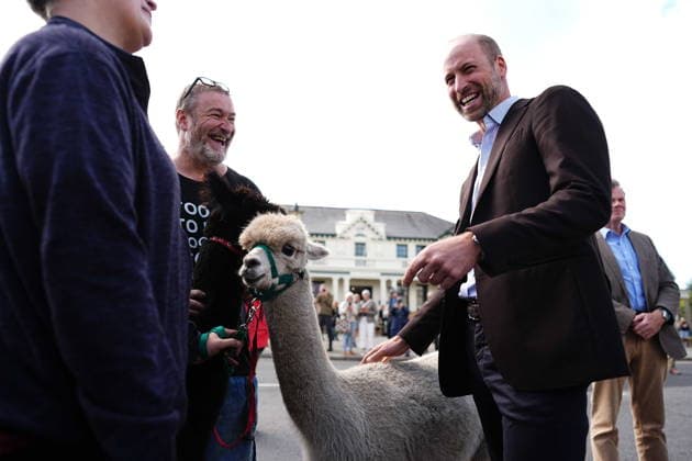Duke of Cornwall visit to Dartmoor The Prince of Wales, who is known as the Duke of Cornwall whilst in Cornwall, meets an alpaca during a visit to Princetown in Dartmoor to launch the new Princetown Community Fund. The new fund will make at least Å250,000 available to support locally led projects delivering social, economic and environmental benefit to the community of Princetown. Picture date: Tuesday September 15, 2026. PA Photo., Credit:Aaron Chown PA ROTA - B68 Avalon UK, Princetown  Copyright: xAaronxChownx xPAxROTAx-xB68x xAvalonx 1134907389