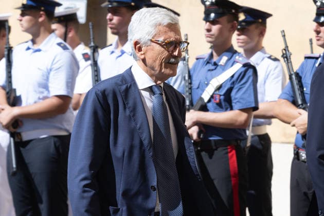 IPA88557508 - Massimo D Alema Attends Emma Bonino s Secular Funeral in Rome  Copyright: xMatteoxNardonex xx IPA88557508