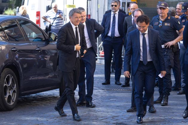 IPA88557522 - Matteo Renzi Attends Emma Bonino s Secular Funeral in Rome  Copyright: xMatteoxNardonex xx IPA88557522