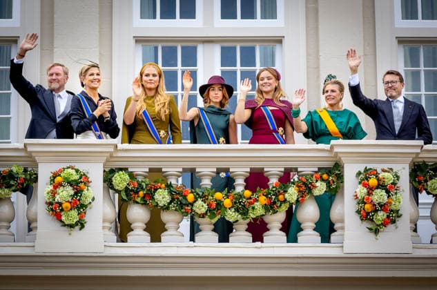 15-09-2026 Prinsjesdag King Willem-Alexander and Queen Maxima and Princess Amalia and Princess Alexia and Princess Ariane and Princess Laurentien and Prince Constantijn on the balcony of palace Noordeinde after the opening of the parliamentary year in The Hague. Â  Copyright: xPPEx