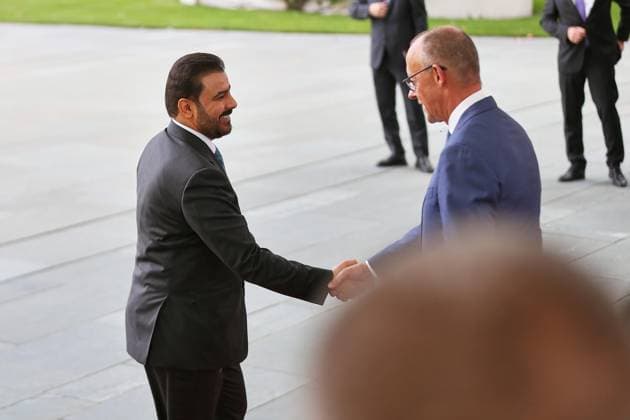 Berlin, Germany, September 15, 2026; Federal Chancellery: Reception for the Prime Minister of Iraq; Federal Chancellor Friedrich Merz (CDU) and Ali al Zaidi Copyright: xdtsxNachrichtenagenturx dts_134682