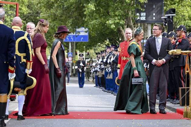 THE HAGUE - Princess Ariane, Princess Alexia, Princess Laurentien, and Prince Constantijn arrive at the Royal Theatre for the Speech from the Throne on Prinsjesdag. The new working year of the First and Second Chambers is opened on the third Tuesday of September. PATRICK VAN EMST POOL ANP netherlands out - belgium out  Copyright: xx x568712757x originalFilename: 568712757.jpg