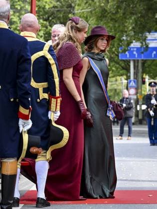 THE HAGUE - Princess Ariane and Princess Alexia arrive at the Royal Theatre for the Speech from the Throne on Prinsjesdag. The new working year of the First and Second Chambers is opened on the third Tuesday of September. PATRICK VAN EMST POOL ANP netherlands out - belgium out  Copyright: xx x568712763x originalFilename: 568712763.jpg