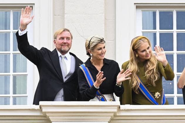 Prinsjesdag 2026 - The Hague King Willem Alexander and Queen Maxima with Princess Amalia, Princess Ariane, Princess Alexia, Prince Constantijn and Princess Laurentien attend Prinsjesdag celebrations on the balcony of Noordeinde Palace in The Hague, Netherlands on September 15, 2026. Photo by Patrick van Emst NL Beeld ABACAPRESS.COM The Hague Netherlands  Copyright: xBrunoxPress ABACAx