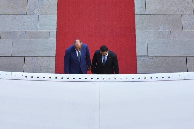 Berlin, Germany, September 15, 2026: Federal Chancellery—Reception for Iraqi Prime Minister Ali al-Zaidi and Federal Chancellor Friedrich Merz (CDU) Copyright: xdtsxNachrichtenagenturx dts_134681