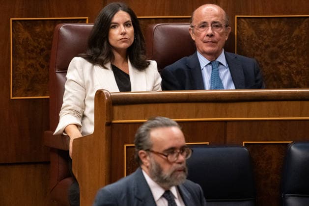 Congress Addresses the Migration Crisis in Ceuta Once Again Vox spokesperson in Congress, Pepa Millán, during a plenary session in the Congress of Deputies on September 15, 2026, in Madrid, Spain. The full House is debating today two bills proposed by Vox on National Defense, and on the Housing Act, proposed by Sumar. In addition, non-legislative motions regarding migration management in Ceuta and foreign policy toward Cuba will be discussed. SEPTEMBER 15, 2026 Fernando Sá Madrid, Spain Copyright: xFernandoxSanchezx 7776772
