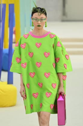 Madrid Fashion Week MADRID, SPAIN - SEPTEMBER 15: A model presents a creation by Spanish designer Agatha Ruiz de la Prada for the Spring Summer 2027 collection during Mercedes-Benz Fashion Week Madrid at the Crystal Gallery of Cibeles Palace in Madrid, Spain, on September 15, 2026. Burak Akbulut Anadolu Madrid Spain. Editorial use only. Please get in touch for any other usage.  Copyright: x2026xAnadoluxBurakxAkbulutx
