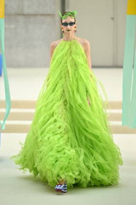Madrid Fashion Week MADRID, SPAIN - SEPTEMBER 15: A model presents a creation by Spanish designer Agatha Ruiz de la Prada for the Spring Summer 2027 collection during Mercedes-Benz Fashion Week Madrid at the Crystal Gallery of Cibeles Palace in Madrid, Spain, on September 15, 2026. Burak Akbulut Anadolu Madrid Spain. Editorial use only. Please get in touch for any other usage.  Copyright: x2026xAnadoluxBurakxAkbulutx