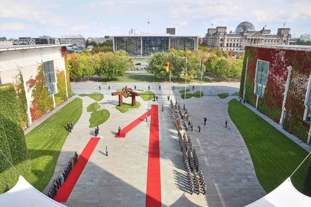 Berlin, Germany, September 15, 2026; Federal Chancellery: Reception for Iraqi Prime Minister Ali al-Zaidi and Federal Chancellor Friedrich Merz (CDU) Copyright: xdtsxNachrichtenagenturx dts_134692