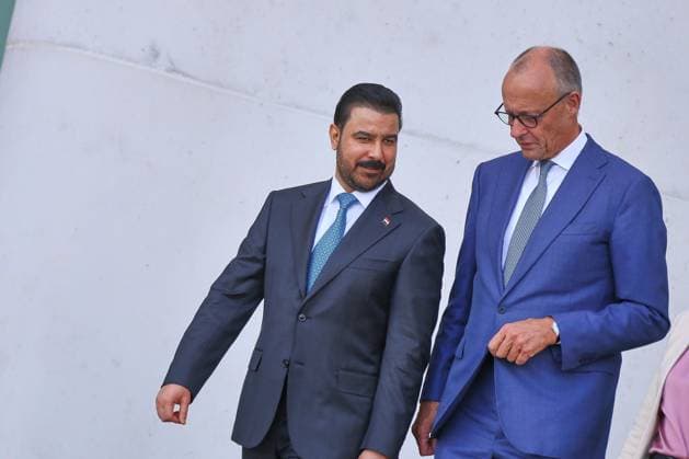 Berlin, Germany, September 15, 2026; Federal Chancellery: Reception for Iraqi Prime Minister Ali al-Zaidi and Federal Chancellor Friedrich Merz (CDU) Copyright: xdtsxNachrichtenagenturx dts_134696