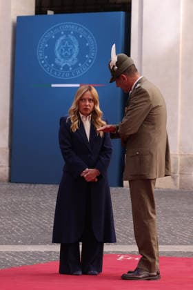 IPA88561186 - Rome, Italy September 15, 2026: Prime Minister Giorgia Meloni meets with European Council President Antonio Costa at Palazzo Chigi in Rome. The discussion focused on key European issues and prospects for cooperation between Italy and the institutions of the European Union.  Copyright: xmarcoxiacobuccix xmarcoxiacobuccix IPA88561186
