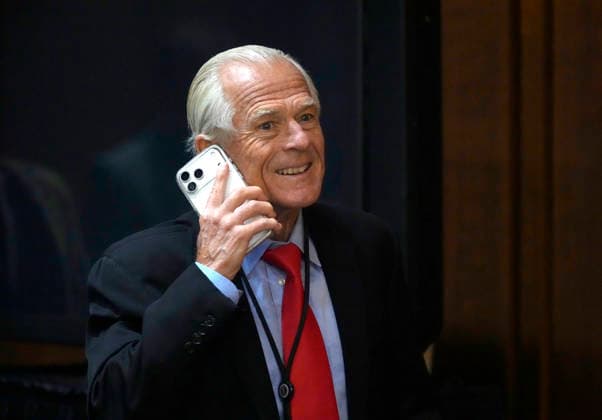 September 15, 2026, Washington, District Of Columbia, USA: Peter Navarro, Senior Counselor to the President for Trade and Manufacturing, speaks on his phone prior to Kash Patel, Director, Federal Bureau of Investigation (FBI) giving testimony before the United States Senate Committee on the Judiciary during An oversight hearing to examine the Federal Bureau of Investigation in the Hart Senate Office Building on Capitol Hill in Washington, DC, USA, on Tuesday, September 15, 2026 Washington USA  - ZUMAs152 20260915_faa_s152_004 Copyright: xAndrewxThomasx