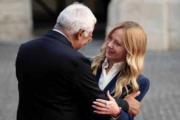 European Council President Antonio Costa Visits Italy Italian Prime Minister Giorgia Meloni meets European Council President Antonio Costa at Palazzo Chigi during his official institutional visit to Italy. Rome, Italy, September 15, 2026. Rome Italy Copyright: xAndreaxCalandrax