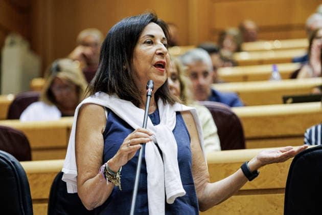 The government faces another question-and-answer session in the Senate marked by the migration crisis in Ceuta. Defense Minister Margarita Robles speaks during a question-and-answer session with the government in the Senate on September 15, 2026, in Madrid, Spain. Today, the government faces 17 questions from the opposition focused specifically on the administration’s handling of the migration crisis that has been unfolding in Ceuta since last July. SEPTEMBER 15, 2026 SENATE QUESTIONING SESSION POLITICS POLITPOLITICIANS Carlos Lujá Madrid Madrid, Spain  Copyright: xCarlosxLujanx 7776886