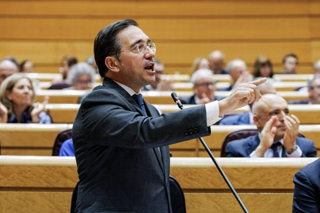 The government faces another question period in the Senate marked by the migration crisis in Ceuta. The Minister of Foreign Affairs, the European Union, and Cooperation, José Manuel Albares, speaks during a question period in the Senate on September 15, 2026, in Madrid, Spain. Today, the government faces 17 questions from the opposition focused specifically on the administration’s handling of the migration crisis that Ceuta has been experiencing since last July. SEPTEMBER 15, 2026 SENATE QUESTIONING SESSION POLITICS POLITPOLITICIANS Carlos Lujá Madrid Madrid, Spain Copyright: xCarlosxLujanx 7776891