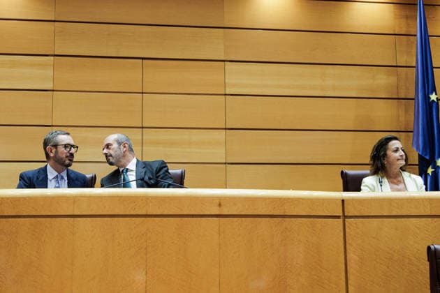The government faces a new question period in the Senate marked by the immigration crisis in Ceuta. First Vice President of the Senate Javier Maroto i and Senate President Pedro Rollán c during a question period for the government in the Senate on September 15, 2026, in Madrid, Spain. Today, the government faces 17 questions from the opposition focused specifically on the executive branch’s handling of the migration crisis that has been unfolding in Ceuta since last July. SEPTEMBER 15, 2026 SENATE QUESTIONING SESSION POLITICS POLITPOLITICIANS Carlos Lujá Madrid Madrid, Spain  Copyright: xCarlosxLujanx 7776899