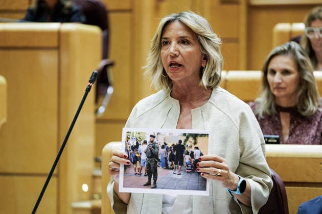 The government faces another question period in the Senate marked by the migration crisis in Ceuta. PP Senate spokesperson Alicia García speaks during a question period for the government in the Senate on September 15, 2026, in Madrid, Spain. Today, the government faces 17 questions from the opposition focused specifically on the administration’s handling of the migration crisis that has been unfolding in Ceuta since last July. SEPTEMBER 15, 2026 SENATE QUESTIONING SESSION POLITICS POLITPOLITICIANS Carlos Lujá Madrid Madrid, Spain  Copyright: xCarlosxLujanx 7776933