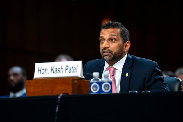 Director of the Federal Bureau of Investigation (FBI) Kash Patel speaks during a Senate Judiciary Committee oversight hearing on the FBI at the U.S. Capitol in Washington, DC on Tuesday, September 15, 2026.  WAP20260915305 BONNIExCASH