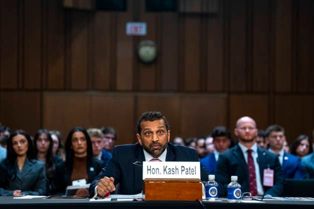 Director of the Federal Bureau of Investigation (FBI) Kash Patel speaks during a Senate Judiciary Committee oversight hearing on the FBI at the U.S. Capitol in Washington, DC on Tuesday, September 15, 2026.  WAP20260915316 BONNIExCASH