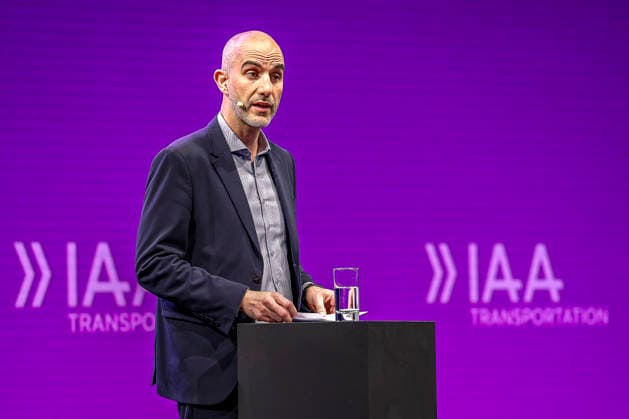 Opening of IAA Transportation 2026 with a tour of the exhibition; opening remarks by Belit Onay of Alliance 90 The Greens, Mayor of the State Capital of Hanover, Hanover, Hanover Fair, Lower Saxony, Hanover Region, Germany