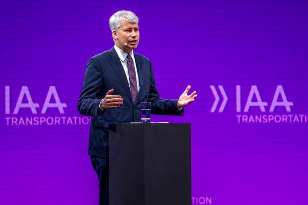 Opening of IAA Transportation 2026 with a tour of the exhibition; opening remarks by Steffen Bilger (CDU), Federal Minister of Transportation of the Federal Republic of Germany; Hanover; Hanover Messe; Lower Saxony; Hanover Region; Germany