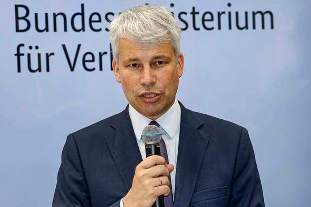 Opening of IAA Transportation 2026 with a tour of the exhibition hall; booth of the Federal Ministry of Transport; Steffen Bilger (CDU), Federal Minister of Transport of the Federal Republic of Germany; Hanover; Hanover Messe; Lower Saxony; Hanover Region; Germany
