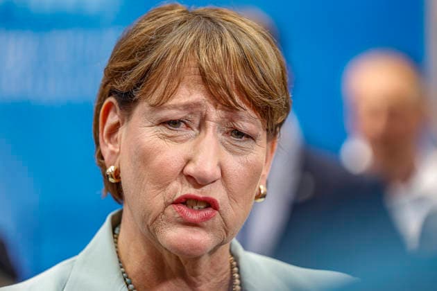 Opening of IAA Transportation 2026 with a tour of the exhibition floor; booth of the Federal Ministry of Transportation; Hildegard Müller, President of the German Association of the Automotive Industry (VDA); Hannover; Hannover Messe; Lower Saxony; Hannover Region; Germany
