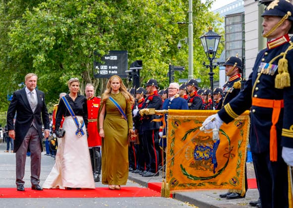 15-09-2026 Prinsjesdag Queen Maxima and King Willem-Alexander and Princess Amalia during the opening of the parliamentary year in The Hague. Â  Copyright: xPPEx