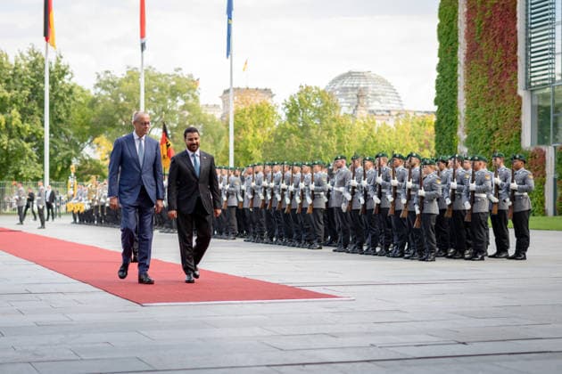 Prime Minister of Iraq, Ali Faleh Al Zaidi; Federal Chancellor, Friedrich Merz; Berlin; military honors; Federal Chancellery; Prime Minister of Iraq, Ali Faleh Al Zaidi; Federal Chancellor, Friedrich Merz; Berlin; Berlin, GER