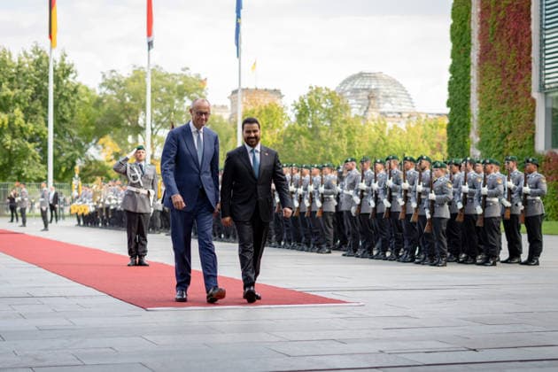 Prime Minister of Iraq, Ali Faleh Al Zaidi; Federal Chancellor, Friedrich Merz; Berlin; military honors; Federal Chancellery; Prime Minister of Iraq, Ali Faleh Al Zaidi; Federal Chancellor, Friedrich Merz; Berlin; Berlin, GER