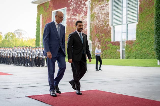 Prime Minister of Iraq, Ali Faleh Al Zaidi; Federal Chancellor, Friedrich Merz; Berlin; military honors; Federal Chancellery; Prime Minister of Iraq, Ali Faleh Al Zaidi; Federal Chancellor, Friedrich Merz; Berlin; Berlin, GER
