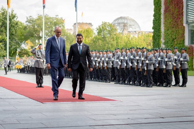 Prime Minister of Iraq, Ali Faleh Al Zaidi; Federal Chancellor, Friedrich Merz; Berlin; Military honors; Federal Chancellery; Prime Minister of Iraq, Ali Faleh Al Zaidi; Federal Chancellor, Friedrich Merz; Berlin; Berlin, GER
