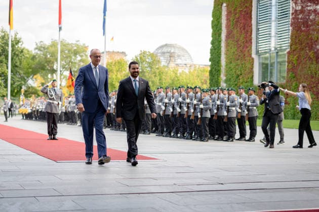 Prime Minister of Iraq, Ali Faleh Al Zaidi; Federal Chancellor, Friedrich Merz; Berlin; Military honors; Federal Chancellery; Prime Minister of Iraq, Ali Faleh Al Zaidi; Federal Chancellor, Friedrich Merz; Berlin; Berlin, GER
