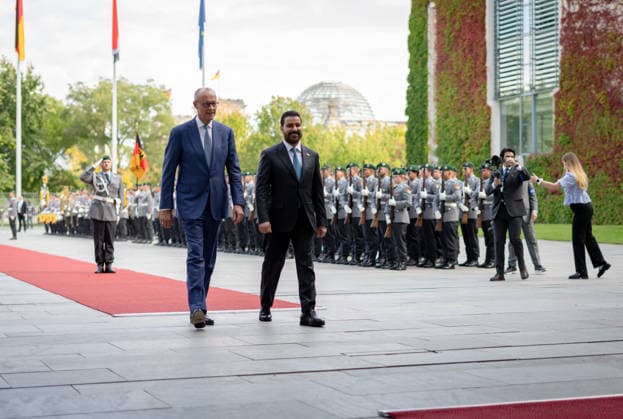 Prime Minister of Iraq, Ali Faleh Al Zaidi; Federal Chancellor, Friedrich Merz; Berlin; Military honors; Federal Chancellery; Prime Minister of Iraq, Ali Faleh Al Zaidi; Federal Chancellor, Friedrich Merz; Berlin; Berlin, GER