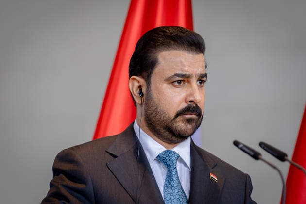Prime Minister, Iraq, Ali Faleh Al Zaidi, Berlin, Military Honors, Federal Chancellery, Prime Minister, Iraq, Ali Faleh Al Zaidi, Berlin, Berlin, GER