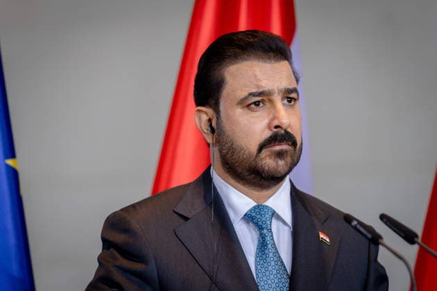 Prime Minister, Iraq, Ali Faleh Al Zaidi, Berlin, Military Honors, Federal Chancellery, Prime Minister, Iraq, Ali Faleh Al Zaidi, Berlin, Berlin, GER
