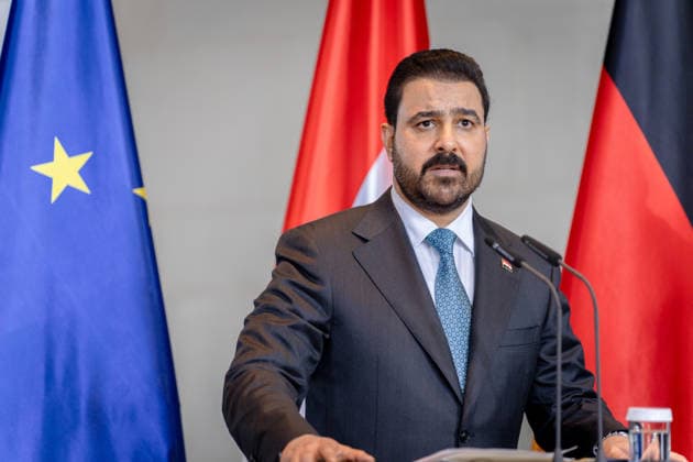 Prime Minister, Iraq, Ali Faleh Al Zaidi, Berlin, Military Honors, Federal Chancellery, Prime Minister, Iraq, Ali Faleh Al Zaidi, Berlin, Berlin, GER