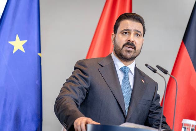 Prime Minister, Iraq, Ali Faleh Al Zaidi, Berlin, Military Honors, Federal Chancellery, Prime Minister, Iraq, Ali Faleh Al Zaidi, Berlin, Berlin, GER