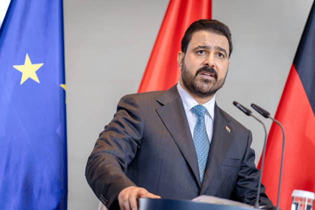 Prime Minister, Iraq, Ali Faleh Al Zaidi, Berlin, Military honors, Federal Chancellery, Prime Minister, Iraq, Ali Faleh Al Zaidi, Berlin, Berlin, GER