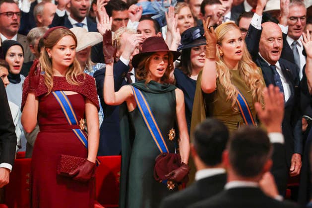 15-09-2026 Prinsjesdag Princess Amalia and Princess Alexia and Princess Ariane during troonrede at the opening of the parliamentary year in The Hague. Â  Copyright: xPPEx
