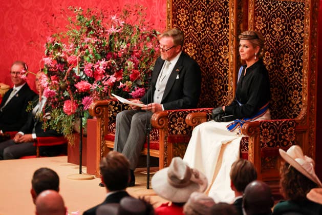 15-09-2026 Prinsjesdag Queen Maxima and King Willem-Alexander during troonrede at the opening of the parliamentary year in The Hague. Â  Copyright: xPPEx