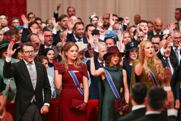 15-09-2026 Prinsjesdag Princess Amalia and Princess Alexia and Princess Ariane and Prince Constantijn during troonrede at the opening of the parliamentary year in The Hague. Â  Copyright: xPPEx
