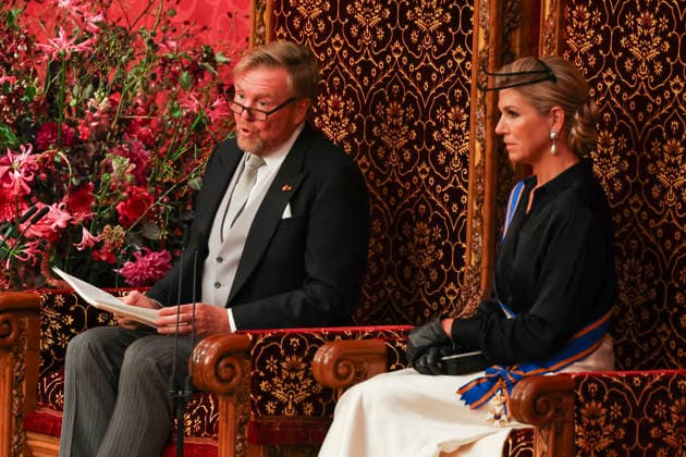 15-09-2026 Prinsjesdag Queen Maxima and King Willem-Alexander during troonrede at the opening of the parliamentary year in The Hague. Â  Copyright: xPPEx