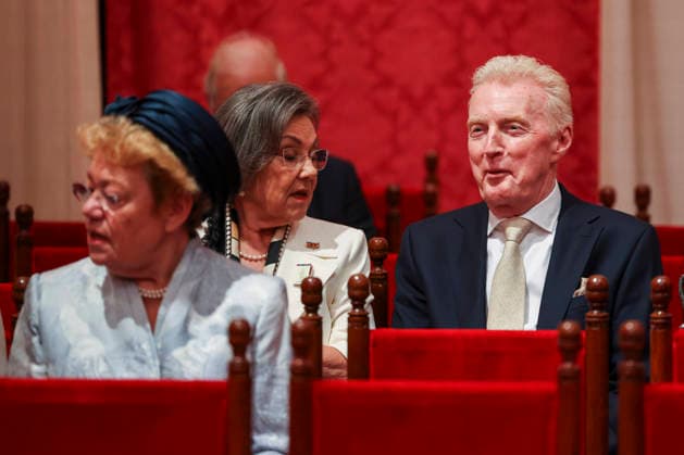 15-09-2026 Prinsjesdag Andre van Duin en Gerdi Verbeet during troonrede at the opening of the parliamentary year in The Hague. Â  Copyright: xPPEx