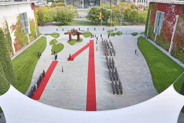 Berlin, Germany, September 15, 2026: Federal Chancellery—Reception for Iraqi Prime Minister Ali al-Zaidi and Federal Chancellor Friedrich Merz (CDU) Copyright: xdtsxNachrichtenagenturx dts_134691