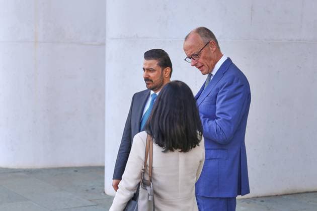 Berlin, Germany, September 15, 2026: Federal Chancellery—Reception for Iraqi Prime Minister Ali al-Zaidi and Federal Chancellor Friedrich Merz (CDU) Copyright: xdtsxNachrichtenagenturx dts_134698
