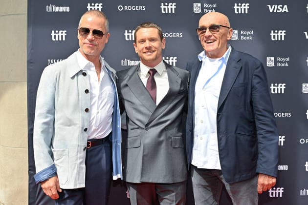 TIFF Toronto Screening Ink Guy Pearce, Jack O Connell, Danny Boyle attending the screening of Ink ahead of Toronto International Film Festival (TIFF) in Toronto, Canada on September 15, 2026. Photo by Julien Reynaud APS-Medias ABACAPRESS.COM Toronto Canada  Copyright: xReynaudxJulien APS-Medias ABACAx